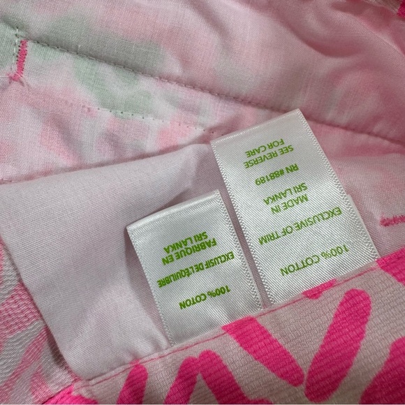 Lilly Pulitzer Adie Pink Sunset Home Slice Shorts Size 4 - Picture 3 of 7